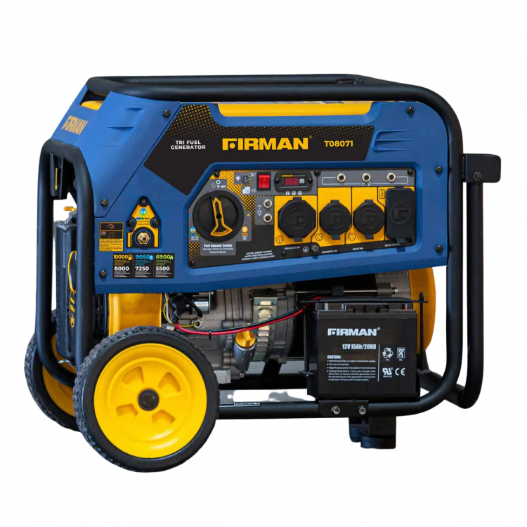 7500W Portable Generator w/ Electric Start -  120/240V