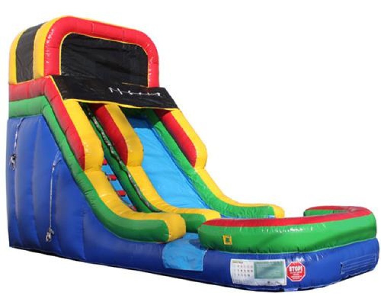 16' Rainbow Slide - Dry Slide 16' Rainbow Slide - Dry Slide